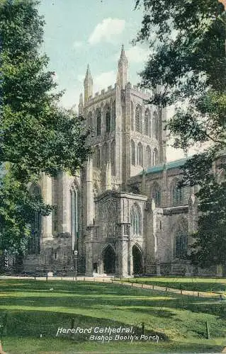 PC60912 Hereford Cathedral. Bischofsstände Veranda. Frith