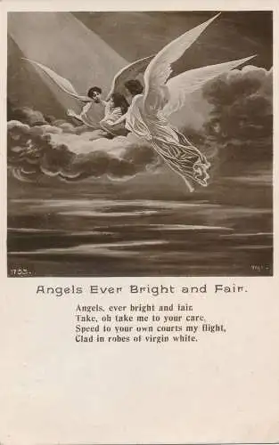 PC60195 Angels Ever Bright and Fair. Schnell. 1910