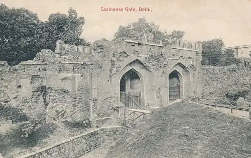 PC52994 Cashmere Gate. Delhi. Fakir Chand und Rughnath Das. B. Hopkins