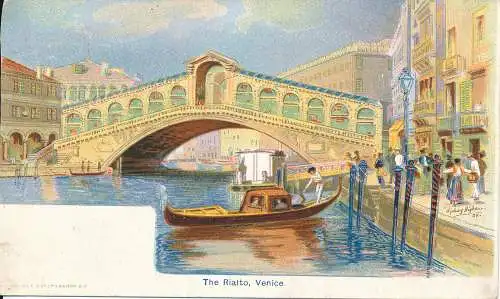 PC52595 The Rialto. Venedig