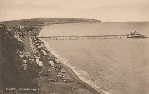 PC55387 Sandown Bay. I. W. 1924