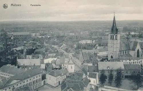 PC53927 Malines. Panorama. Nels