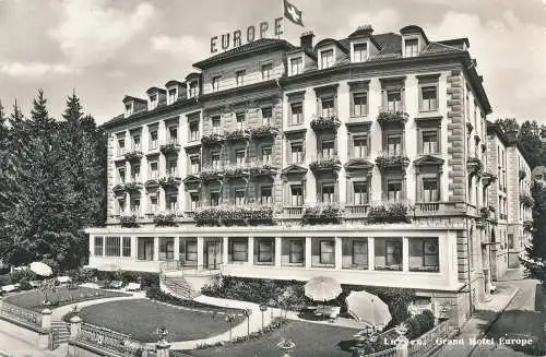 PC53880 Luzern. Grand Hotel Europe. Fotoglob