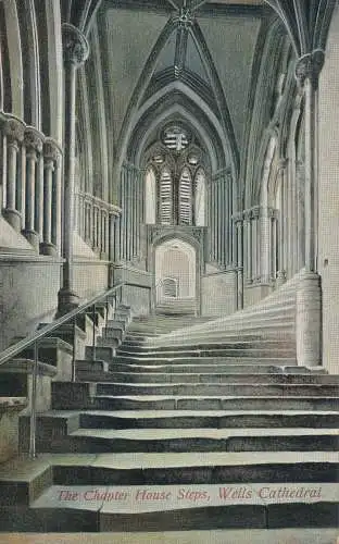 PC55097 The Chapter House Steps. Wells Cathedral. Hartmann