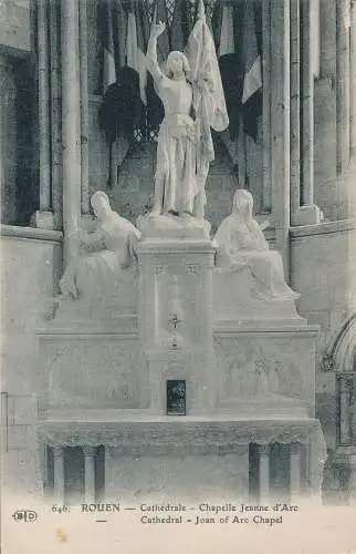 PC54193 Rouen. Kathedrale. Jeanne d'Arc Kapelle. Le Deley. Nr 646