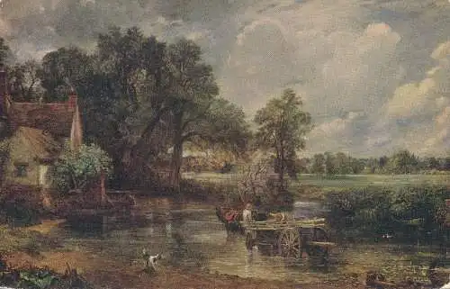 PC60250 The Hay Wain. Nationalgalerie. J Constable. Auge und Spottisholz. Nr 6