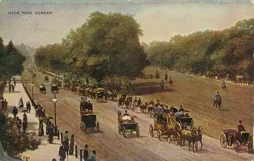 PC59909 Hyde Park Corner. Hildesheimer. Nr 5292. 1907