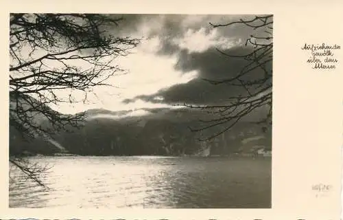 PC52613 Aufziehendes Gewolk uber dem Attersee. F. E. Brandt. RP