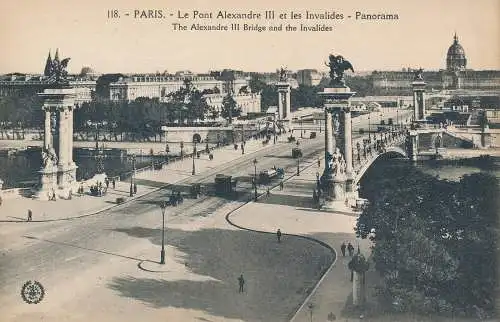 PC52444 Paris. Die Alexandre-III-Brücke und die Invaliden. L Abeille. Nr 118