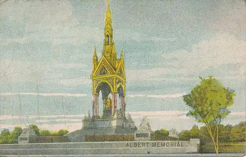 PC60721 Albert Memorial. 1907