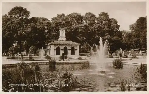 PC59783 Kensington Gardens. London. Valentinstag. Nr 219753. RP. 1938