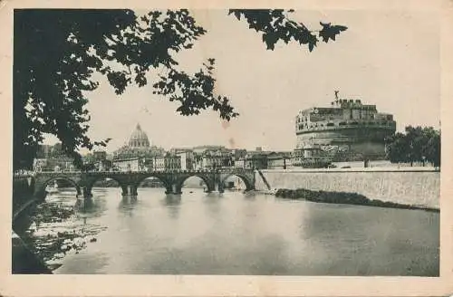 PC52194 Roma. Castello e Ponte S. Angelo. A. Scrocchi