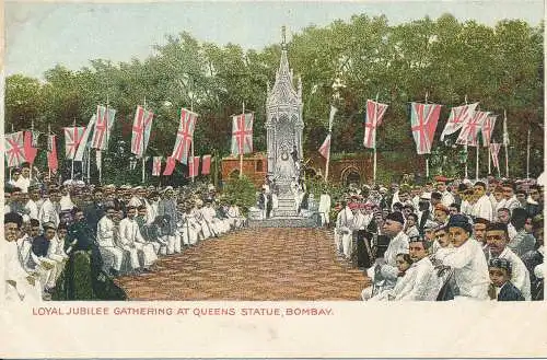 PC53750 Loyal Jubilee Gathering at Queens Statue. Bombay. B. Hopkins