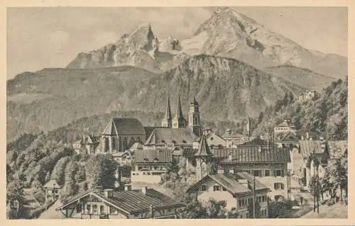 PC53268 Berchtesgaden mit Watzmann Berg. B. Hopkins