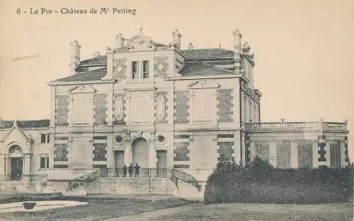 PC52101 LE-Pin. Chateau de Mr Petting. 1912