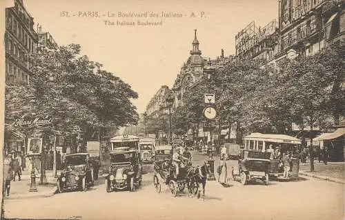 PC53144 Paris. Der italienische Boulevard. A. Papeghin. Nr 152