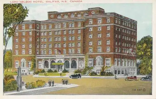 PC53550 Lord Nelson Hotel. Halifax. N.S. Canada. Valentine