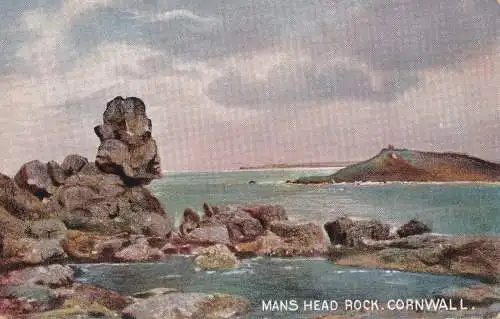 PC59644 Mans Head Rock. Cornwall. Hildesheimer. Nr 5293