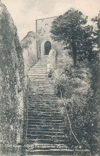 PC55238 The Keep Steps. Carisbrooke Castle. I. von W. T. Piper