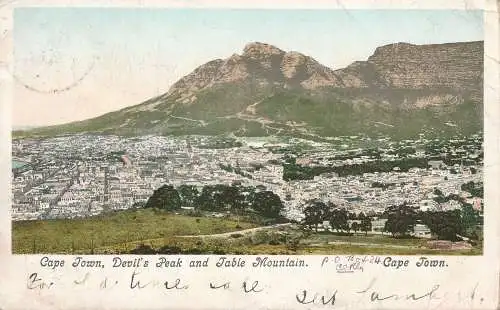 PC52464 Kapstadt. Devils Peak und Tafelberg. Kapstadt