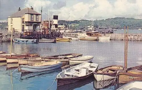 PC55105 Town Quay. Falmouth. W. R. Bawden. 1962