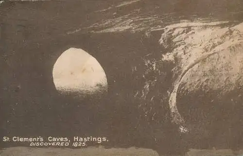 PC59432 St. Clements Caves. Hastings. M. und L. National. 1920