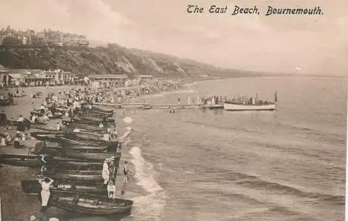 PC55233 The East Beach. Bournemouth