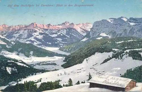 PC53381 Auf dem Hochalpele bei Dornbirn. Blick in den Bregenzerwald. Purger. 191