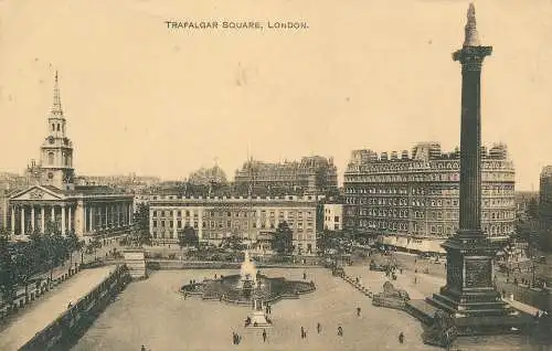 PC59771 Trafalgar Square. London. 1913