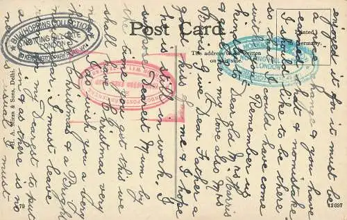 PC53714 Meuterei-Denkmal. Delhi. H. A. Mirza. B. Hopkins