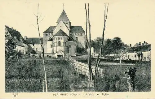 PC53401 beansprucht. Abside de l Eglise. E. Maquaire. B. Hopkins