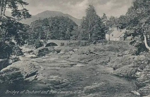 PC60401 Bridge von Dochart und Ben Lawers. Killin