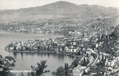 PC52914 Montreux et le Mont Pelerin. Leman Ganguin und Laubscher. Nr 156