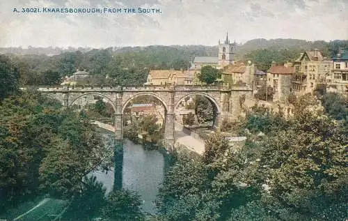 PC62426 Knaresborough aus dem Süden. Photochrom. Celesque. Nein A. 38021