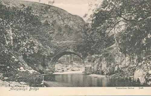 PC60920 Aberglaslyn Bridge. Valentinstag. Nr 7026