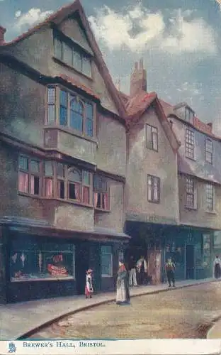 PC60263 Brewers Hall. Bristol. stecken. Oilette. Nr 1784. 1904