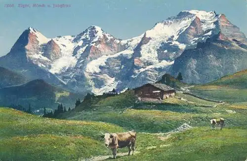 PC53119 Eiger. Mönch u. Jungfrau. Kilchberg. Nr 13555