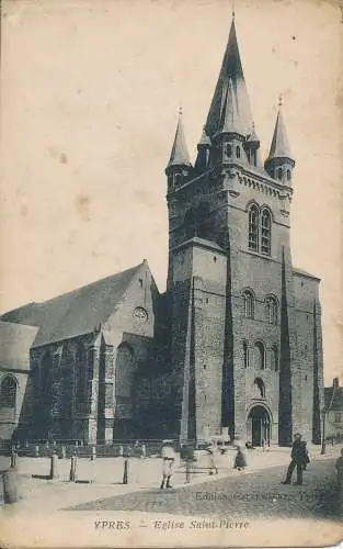 PC53632 Ypern. Eglise Saint Pierre. Neurdein Freres. B. Hopkins