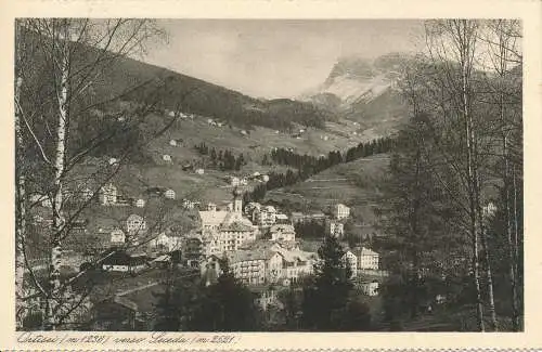PC53357 St. Ulrich verso Seceda. Joh. F. Amonn. B. Hopkins