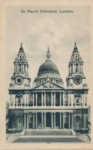 PC61942 St. Pauls Cathedral. London