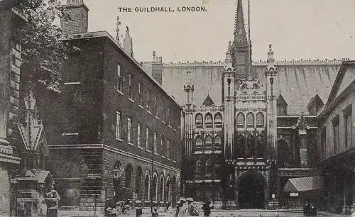 PC60184 The Guildhall. London. Auto Foto. 1911
