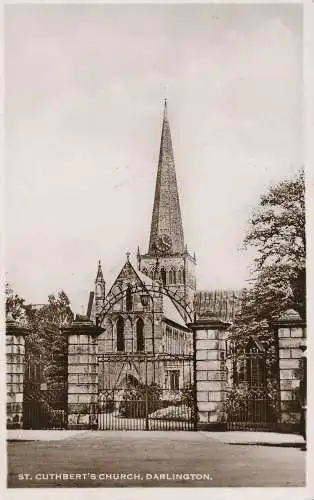 PC62209 St. Cuthberts Kirche. Darlington. M. und L. National. 1949