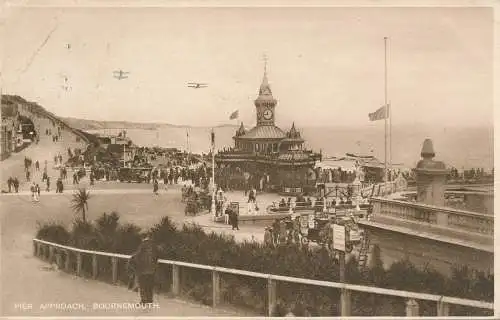 PC60930 Pier-Ansatz. Bournemouth. Tagesnachrichten. 1926