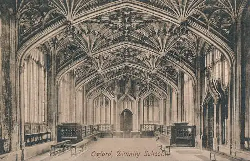 PC62902 Oxford. Göttlichkeitsschule. Frith. Nr 57372