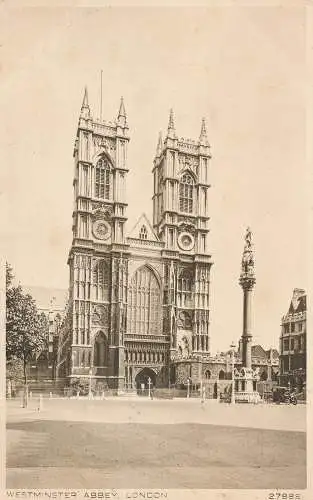 PC61064 Westminster Abbey. London. B. P. Co