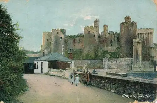 PC61980 Conway Castle. 1918