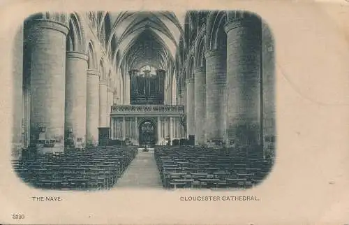 PC61250 The Nave. Gloucester Cathedral. Nr 3390