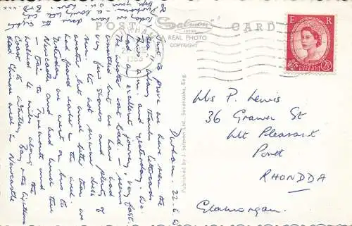 PC62781 Whitley Bay. Mehrfachansicht. Lachs. RP. 1963