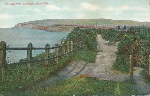 PC61771 The Cliff. Sandown. Isle of Wight. Die Taube. Nr 135