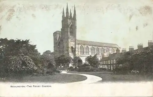PC62358 Bridlington. Die Pfarrerkirche. Zierlich. 1904